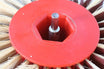 Flap Wheel head 4" wide 10" diameter For Portable Drill photo 3