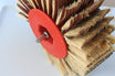 Flap Wheel head 4" wide 10" diameter For Portable Drill photo 5