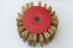 6" Spindle with 20 Segment hubs and steel brushes overall diameter 8" . photo 3