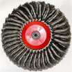 4" spindle with steel brushes, spindle has a 3/4" bore with set screw for your motor pin photo 3