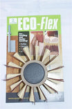 ECO-Flex Flap Wheel head. Attached To Drill Chuck 2" x 6" Grit photo 2
