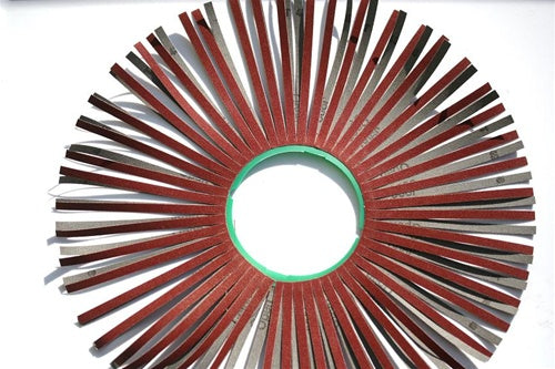 Deburring discs 14" grit p180 box of 100 pcs. Part#80180
