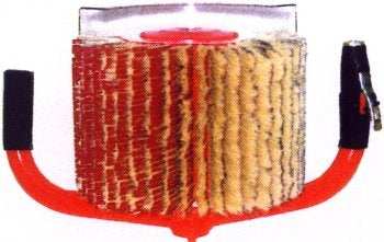 8" Power tool for two hand operation With 8" Flap Wheel Grit 180